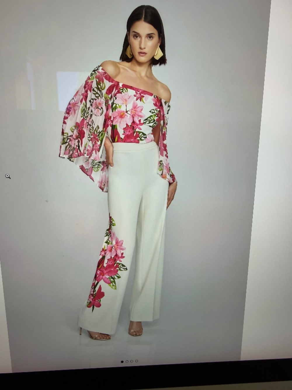 Joseph Ribkoff signature wide leg pant size 10 $256